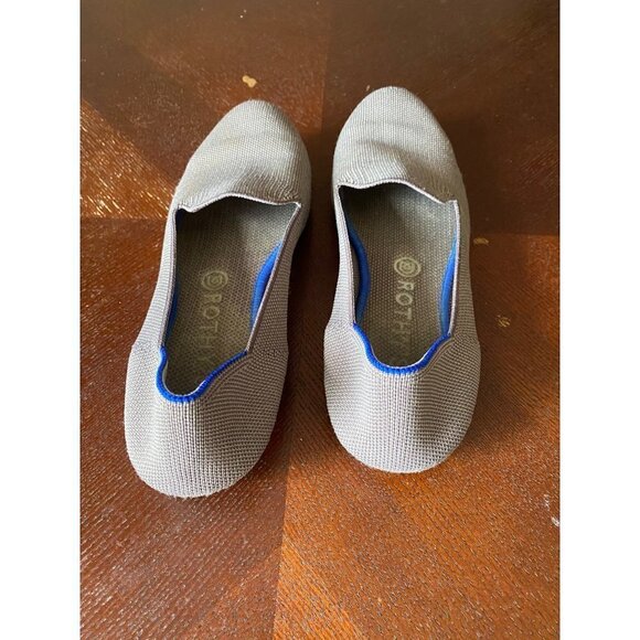 Rothy's Women's Taupe Round Toe Casual Ballet Flats - 9 - Picture 3 of 11